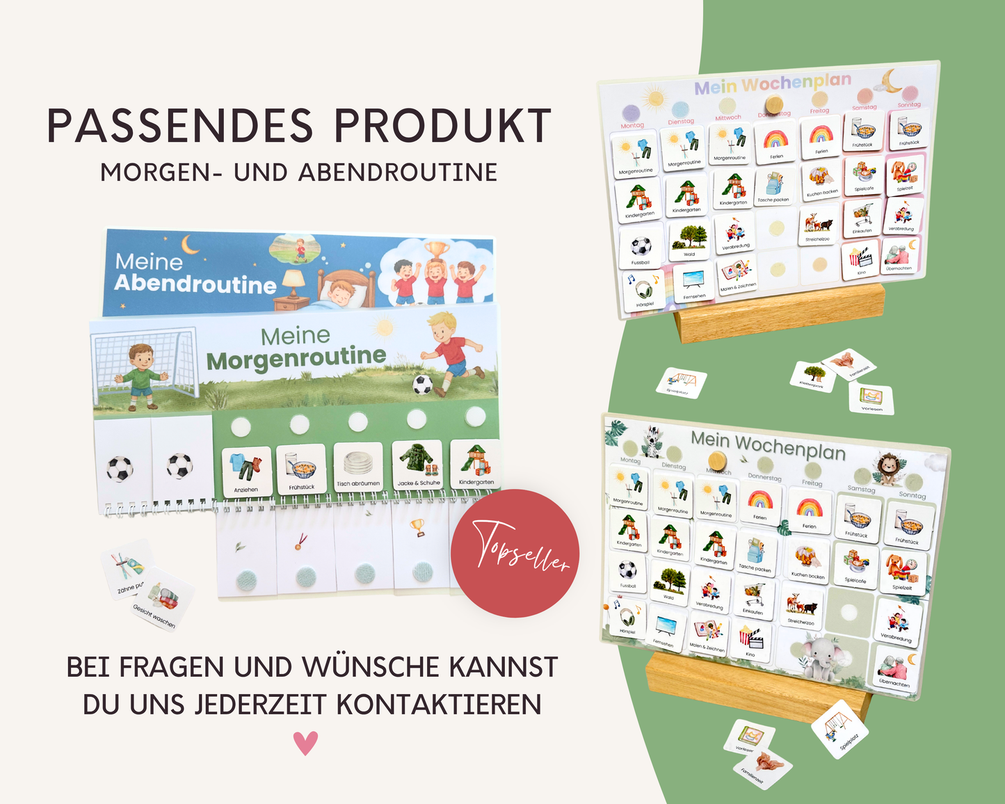 Haushaltsplan FUSSBALL inkl. Symbolkarten