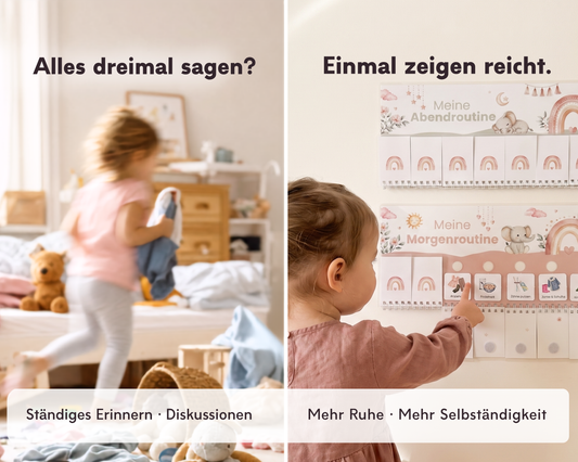Routineplaner ROSA ELEFANT inkl. Symbolkarten