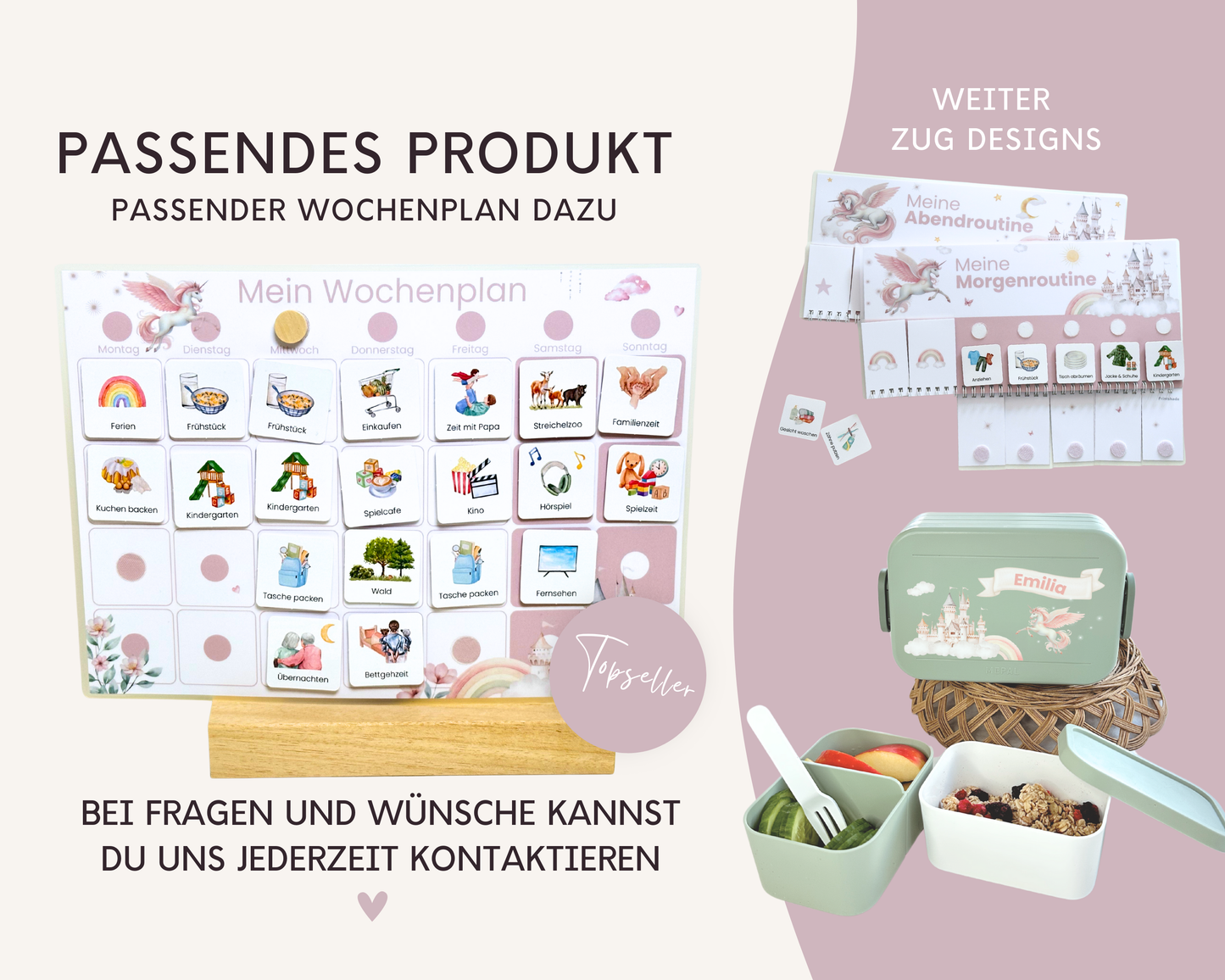 Wochenplaner Verlängerung EINHORN