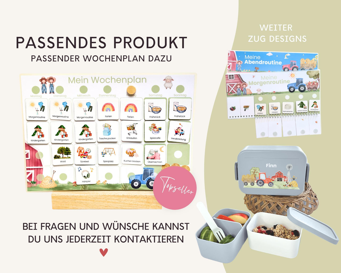 Wochenplan Verlängerung TRAKTOR