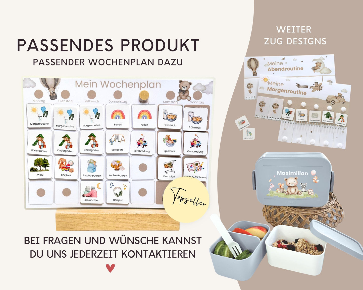 Wochenplaner Verlängerung TEDDYBÄR