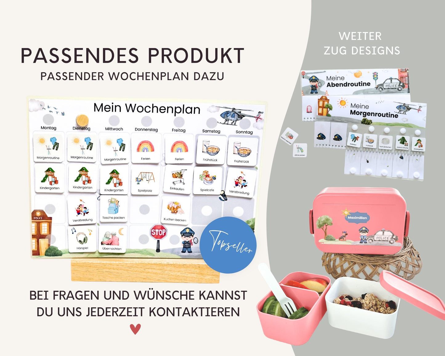 Wochenplaner Verlängerung POLIZEI
