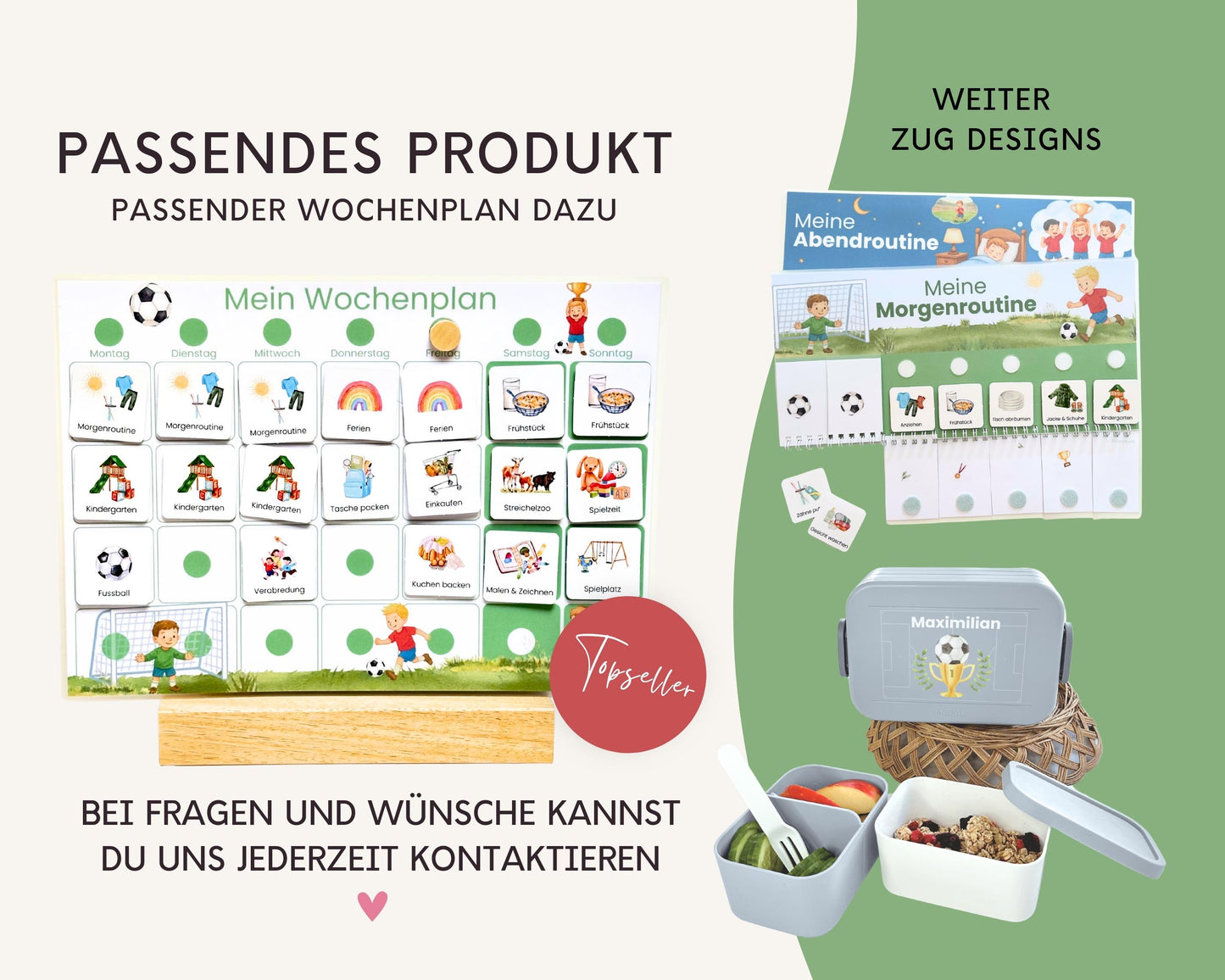Wochenplaner Verlängerung FUSSBALL