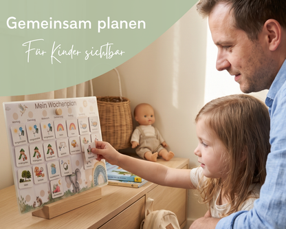 Wochenplaner BOHO TIERE inkl. Symbolkarten