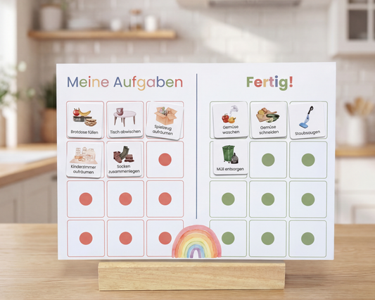 Haushaltsplaner BUNT inkl. Symbolkarten