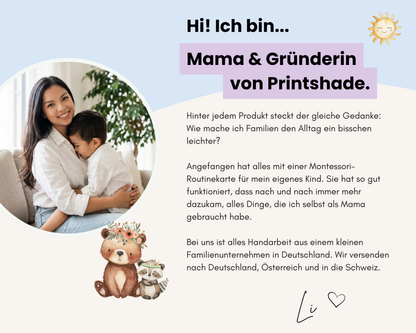 Personalisierte Holzspardose Blumenwiese Lila