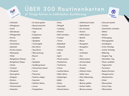 Wochenplaner inkl. Symbolkarten - Design AUTOS - Personalisierbar