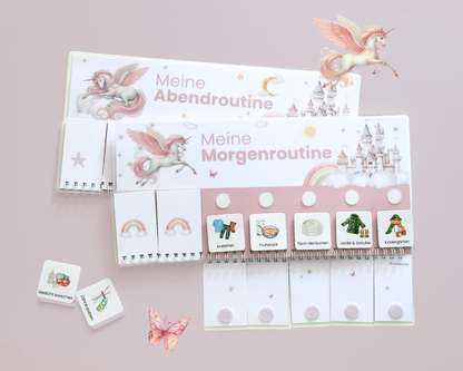 Routineplaner EINHORN inkl. Symbolkarten