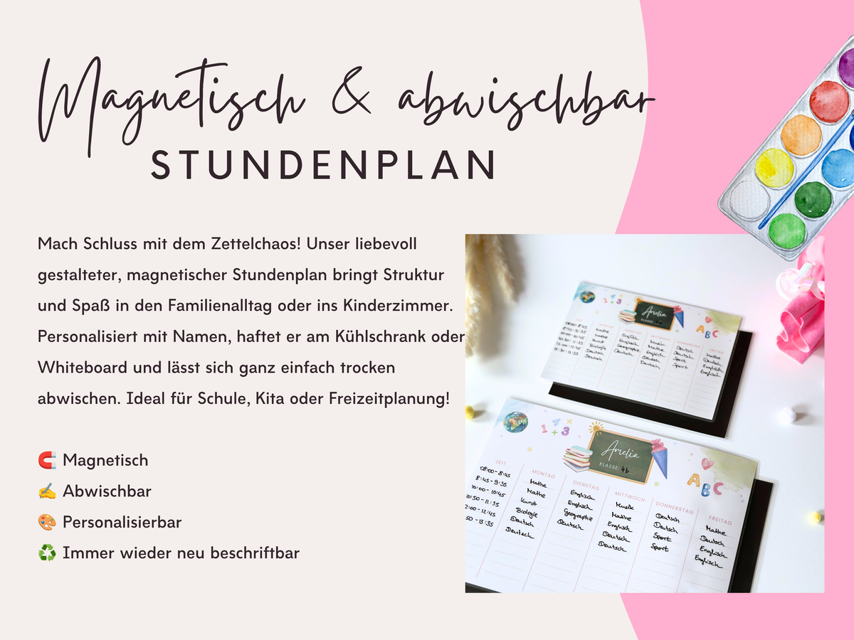 Stundenplan Magnet Schule