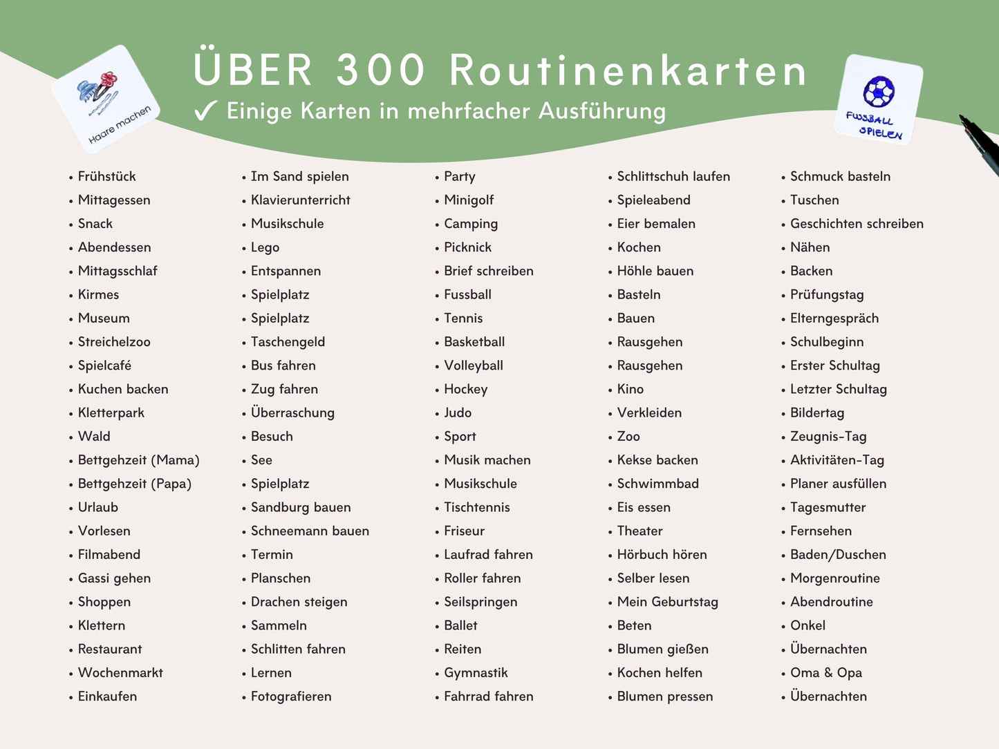 Wochenplaner inkl. Symbolkarten - Design OTTER - Personalisierbar