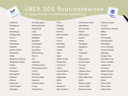 Wochenplaner inkl. Symbolkarten - Design SAFARI - Personalisierbar