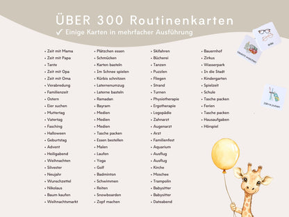 Wochenplaner inkl. Symbolkarten - Design OTTER - Personalisierbar