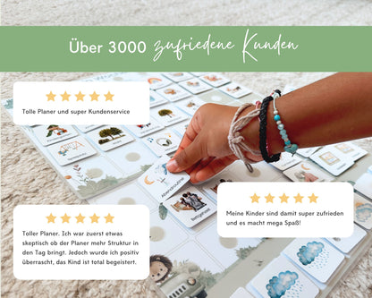 Wochenplaner inkl. Symbolkarten - Design OTTER - Personalisierbar