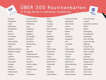 Wochenplaner inkl. Symbolkarten - Design MEER - Personalisierbar