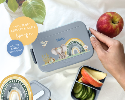 Mepal Brotdose mit Name personalisierbar - Design BOHO - Verschiedene Farben