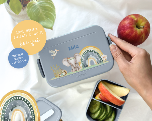 Mepal Brotdose mit Name personalisierbar - Design BOHO - Verschiedene Farben