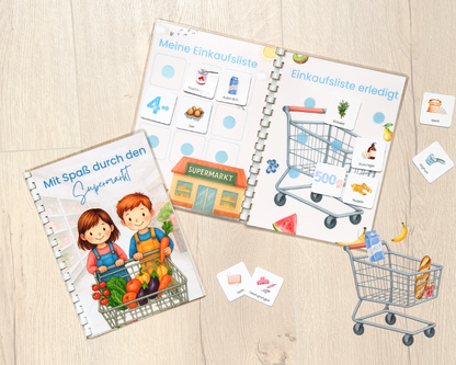 Einkaufsliste SUPERMARKT KINDER inkl. Symbolkarten