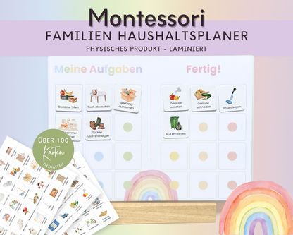 Haushaltsplan REGENBOGEN inkl. Symbolkarten