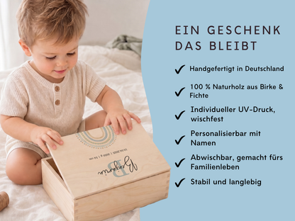 Erinnerungsbox personalisiert Regenbogen