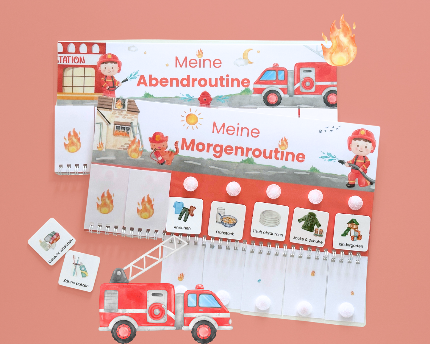 Routineplaner FEUERWEHR inkl. Symbolkarten