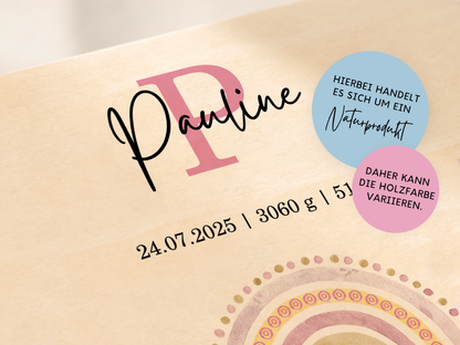 Erinnerungsbox personalisiert Regenbogen