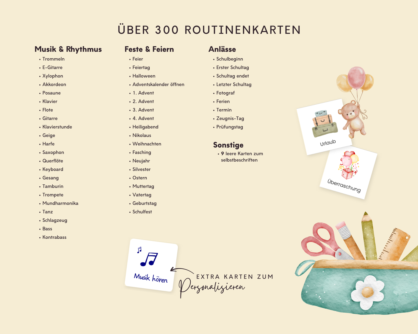 Grundschule Schule Tagesablauf Routinekarten