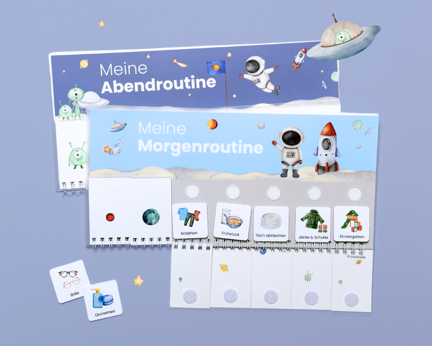 Routineplaner ASTRONAUT inkl. Symbolkarten