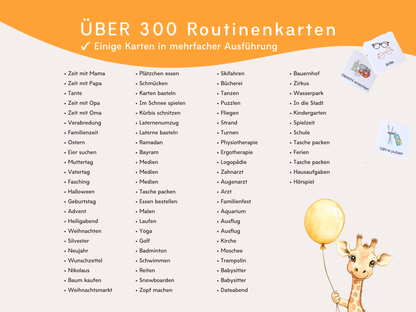 Wochenplaner inkl. Symbolkarten - Design FEUERWEHR - Personalisierbar