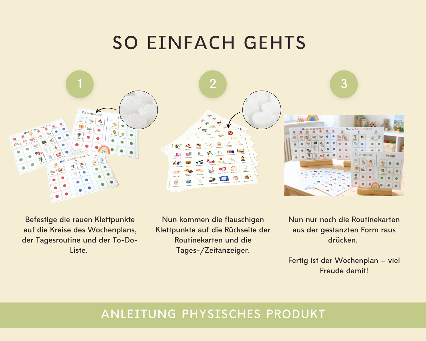 Grundschule Schule Tagesablauf Routinekarten