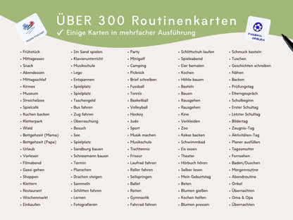 Wochenplaner inkl. Symbolkarten - Design DINOSAURIER - Personalisierbar