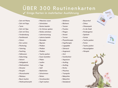 Wochenplaner inkl. Symbolkarten - Design FEEN - Personalisierbar