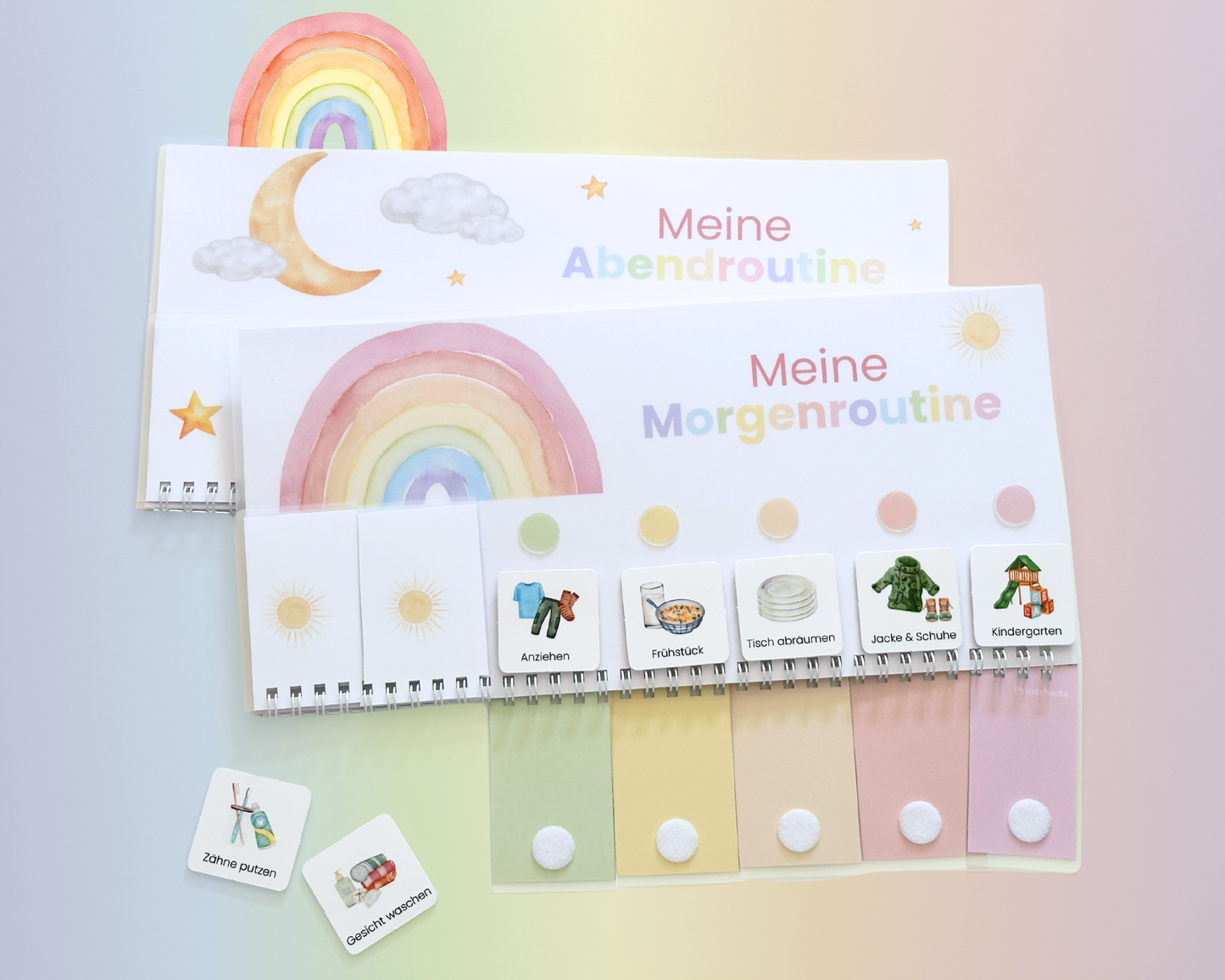 Routineplaner REGENBOGEN inkl. Symbolkarten
