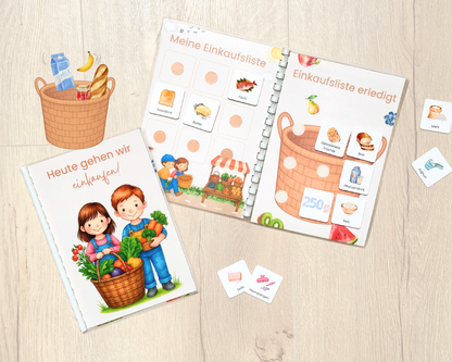 Einkaufsliste WOCHENMARKT KINDER inkl. Symbolkarten