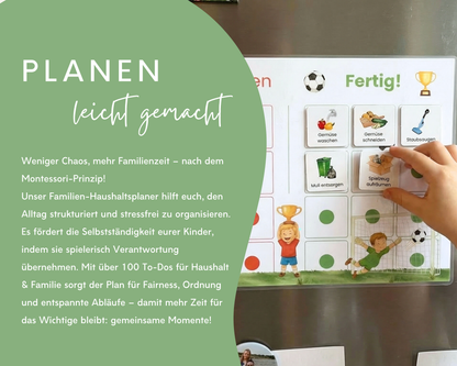 Haushaltsplan FUSSBALL inkl. Symbolkarten