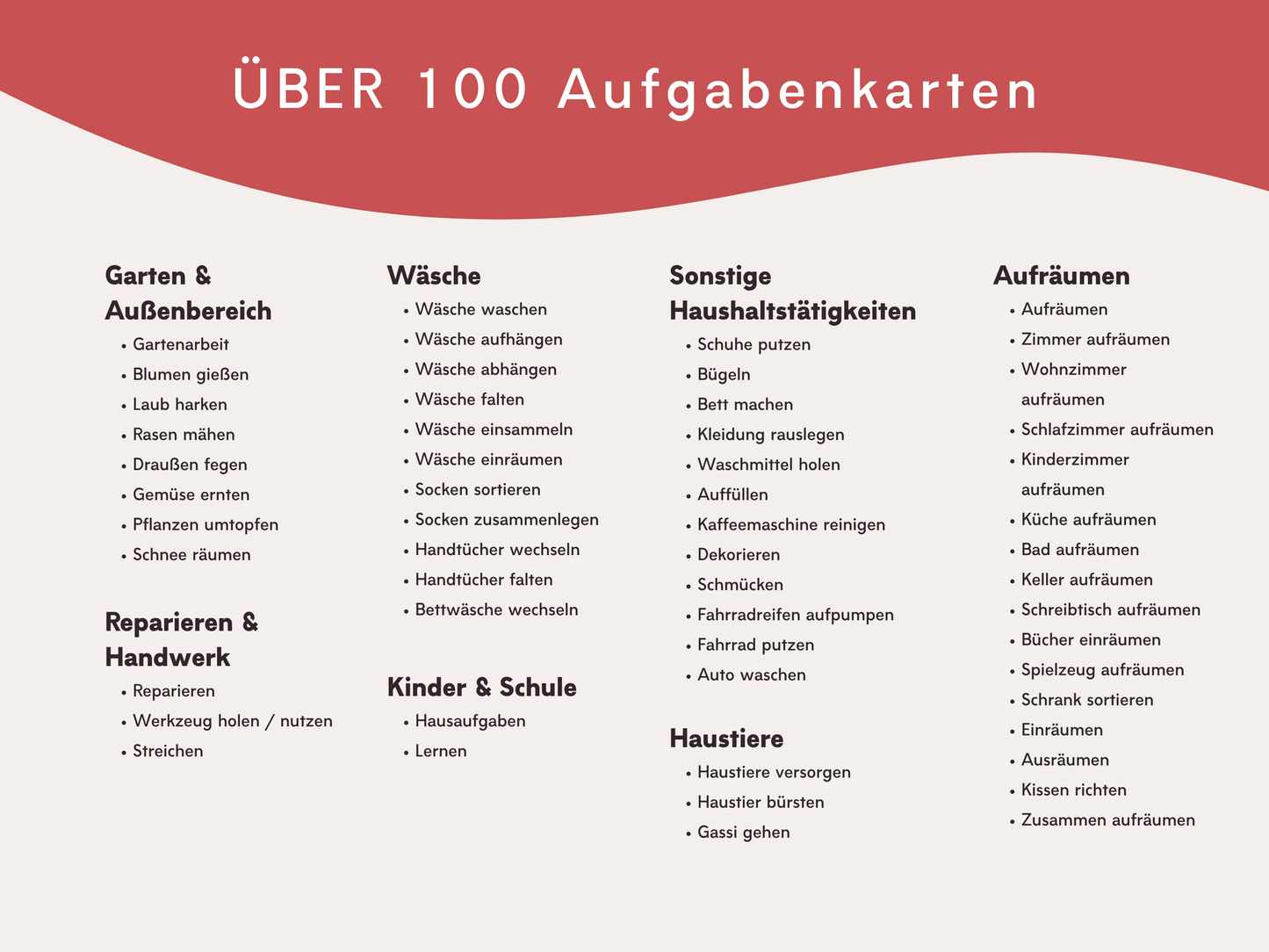 Haushaltsplan FUSSBALL inkl. Symbolkarten