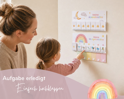 Routineplaner EINHORN inkl. Symbolkarten