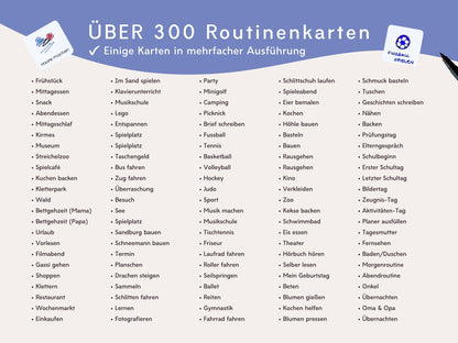 Wochenplaner inkl. Symbolkarten - Design ASTRONAUT - Personalisierbar