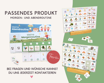 Haushaltsplan FUSSBALL inkl. Symbolkarten
