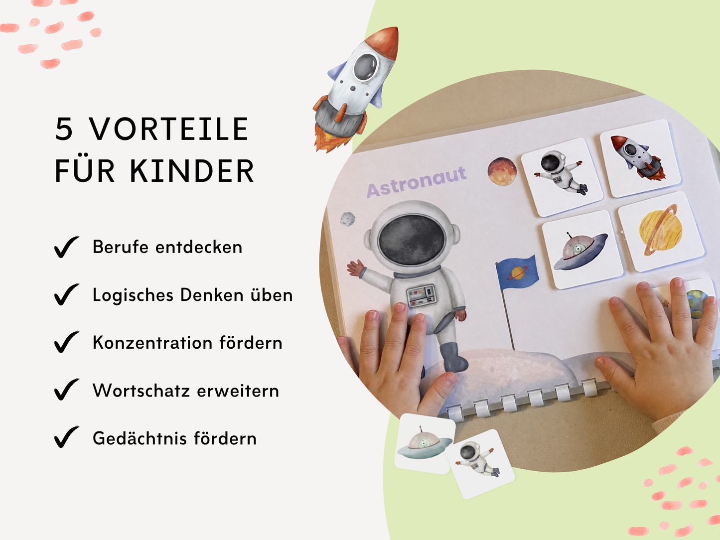 Montessori Berufe Sortierspiel Lernspiel