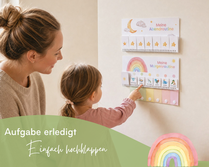 Routineplaner DINOSAURIER inkl. Symbolkarten