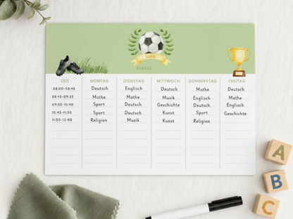 Stundenplan Magnet FUSSBALL