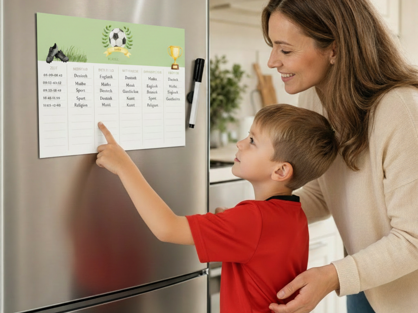 Stundenplan Magnet FUSSBALL