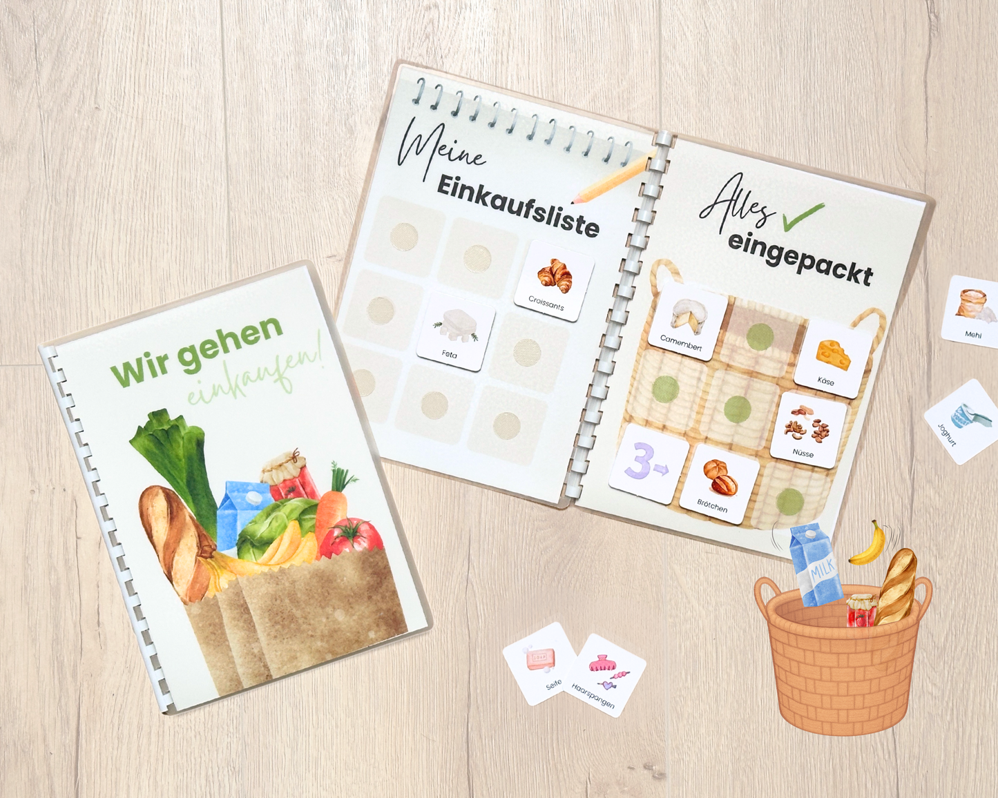 Einkaufsliste WOCHENMARKT inkl. Symbolkarten