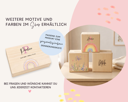 Weitere Motive und Farben im Shop, passend dazu die personalisierbare Erinnerungskiste