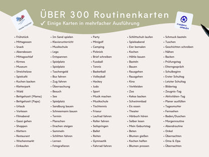 Wochenplaner inkl. Symbolkarten - Design WALDTIERE - Personalisierbar