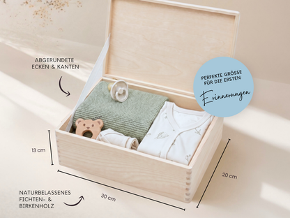 Erinnerungsbox personalisiert Name in 6 Farben