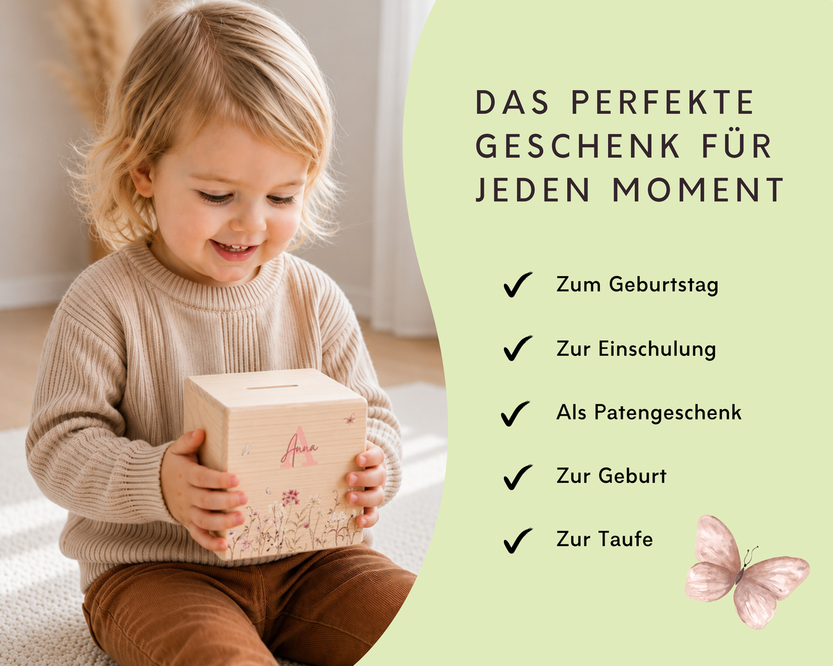 Das perfekte Geschenk zum Geburtstag, zur Einschulung, zur Geburt, Taufe oder als Patengeschenk