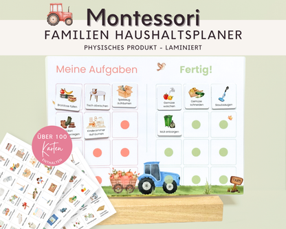 Haushaltsplan TRAKTOR inkl. Symbolkarten