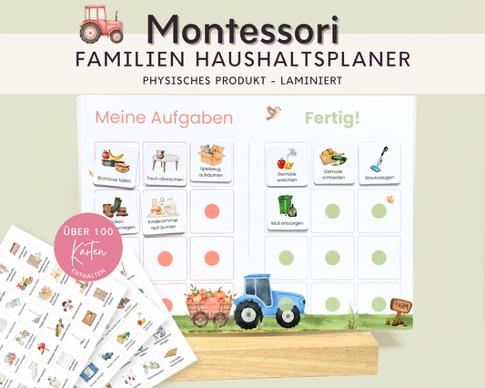 Haushaltsplan TRAKTOR inkl. Symbolkarten