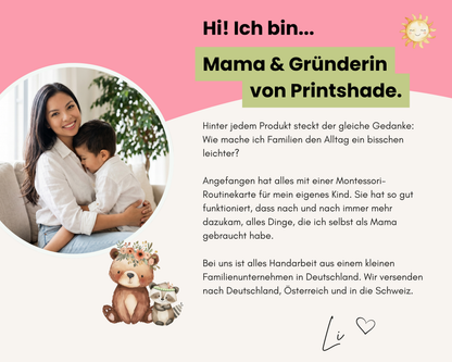 Erinnerungsbox personalisiert Name in 6 Farben
